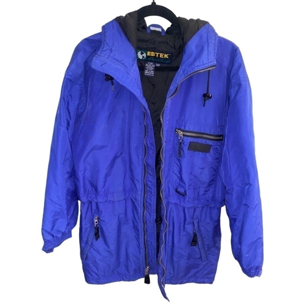 𝅺VINTAGE Eddie Bauer Ebtek Thinsulate Hooded Winter Snow Ski Jacket Rain Coat
